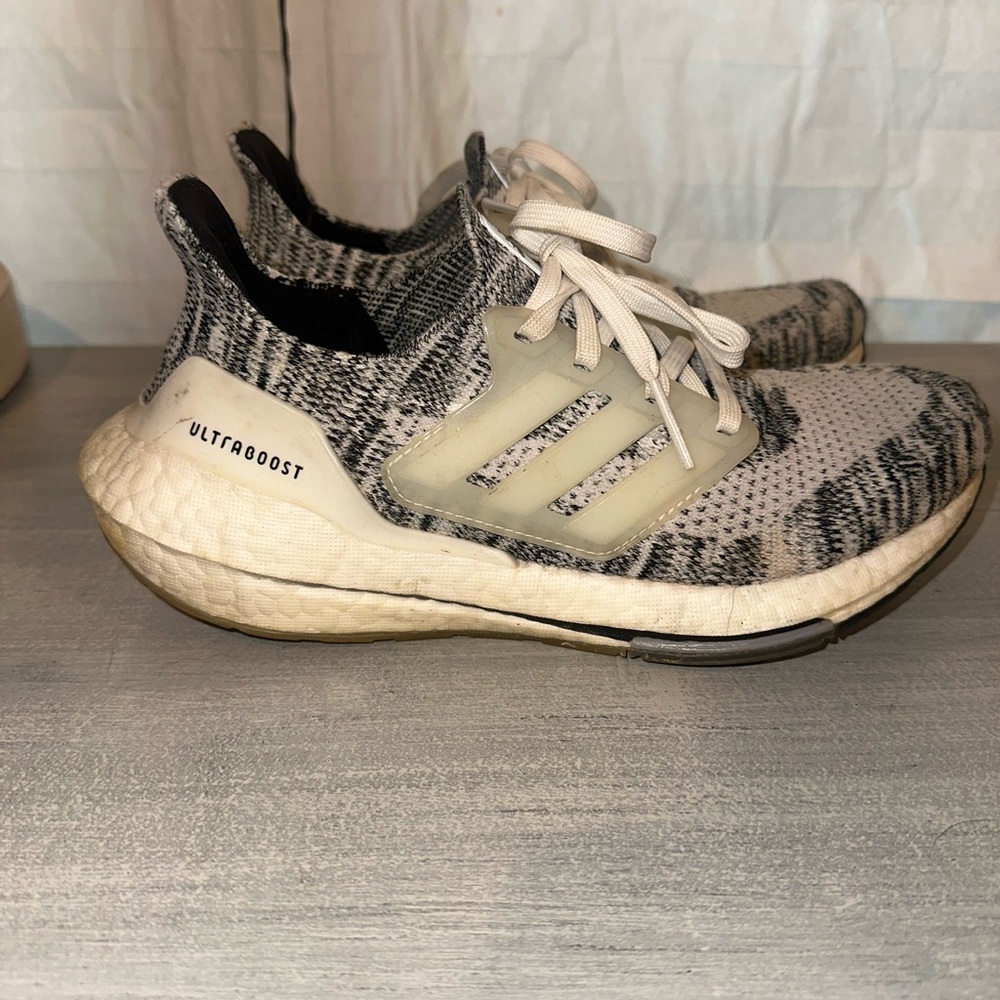 Adidas Ultraboost Sneakers in Black and Cream